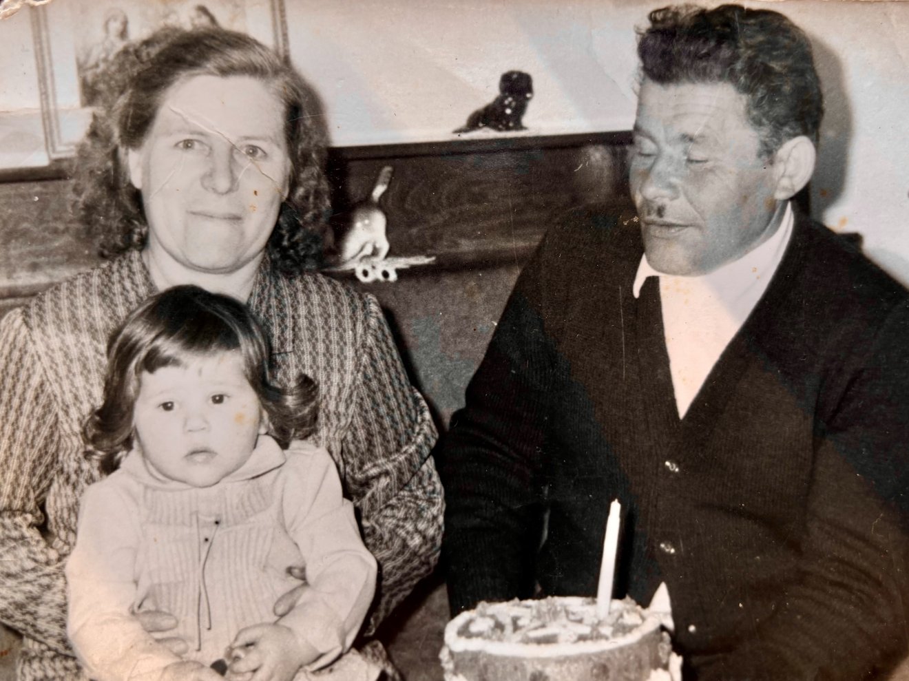 Fábián Mária férjével és egyik lányával •  Fotó: forrás: Fábián Mária archívuma