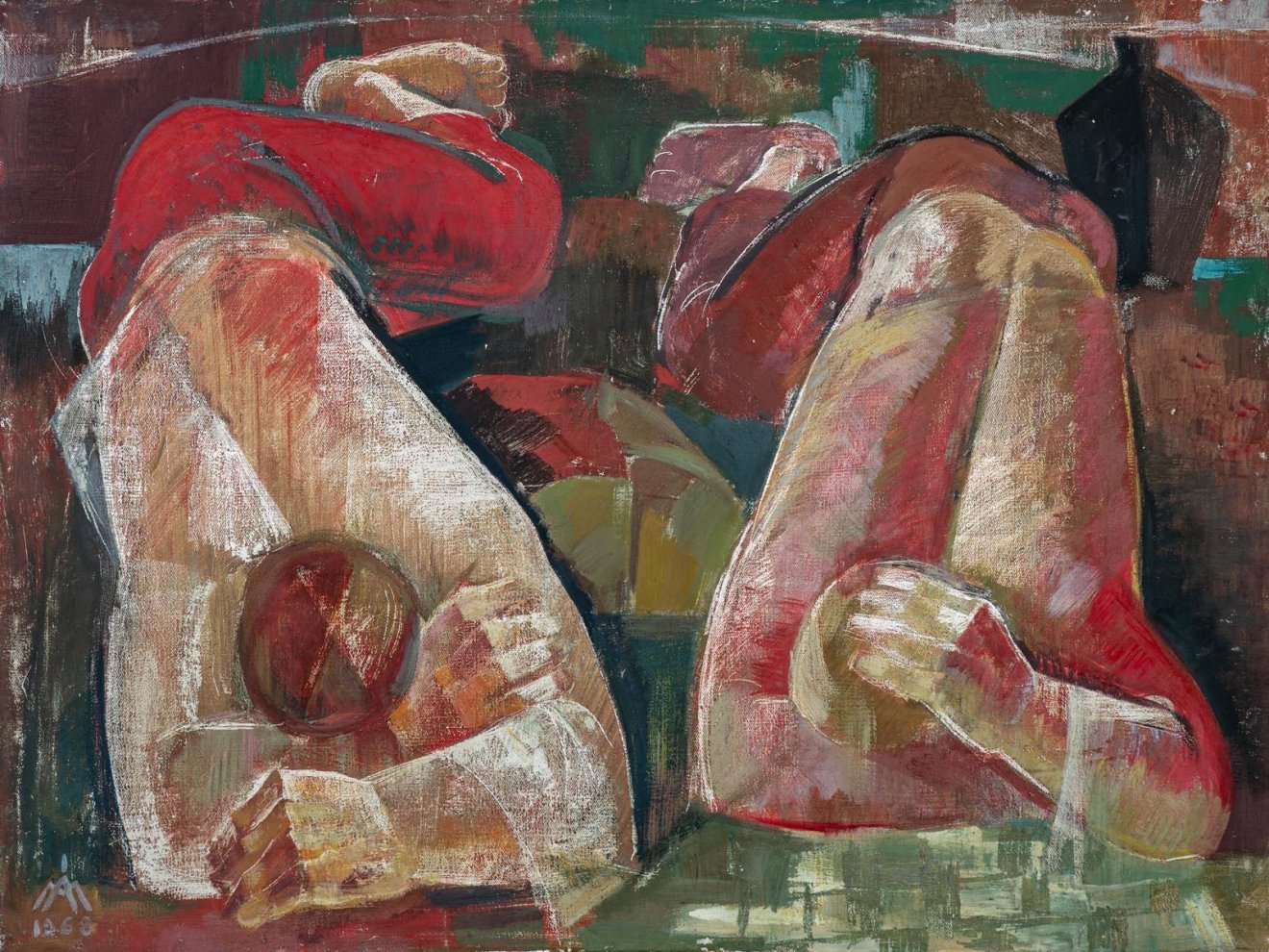 Márton Árpád, A föld fiai, festmény, hónap tárgya