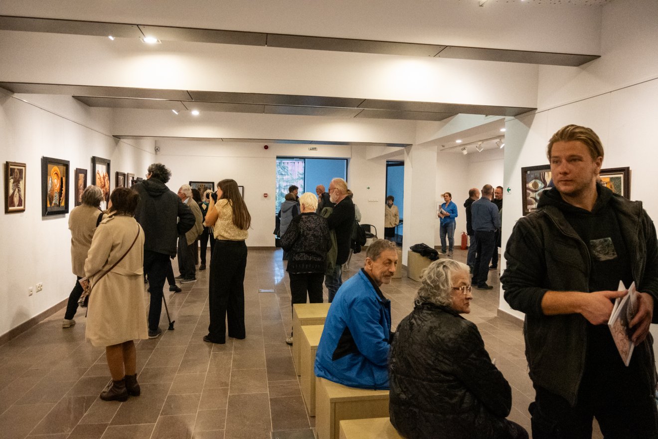 Elekes Gyula, tűzzománc, kiállítás, Quo vadis?