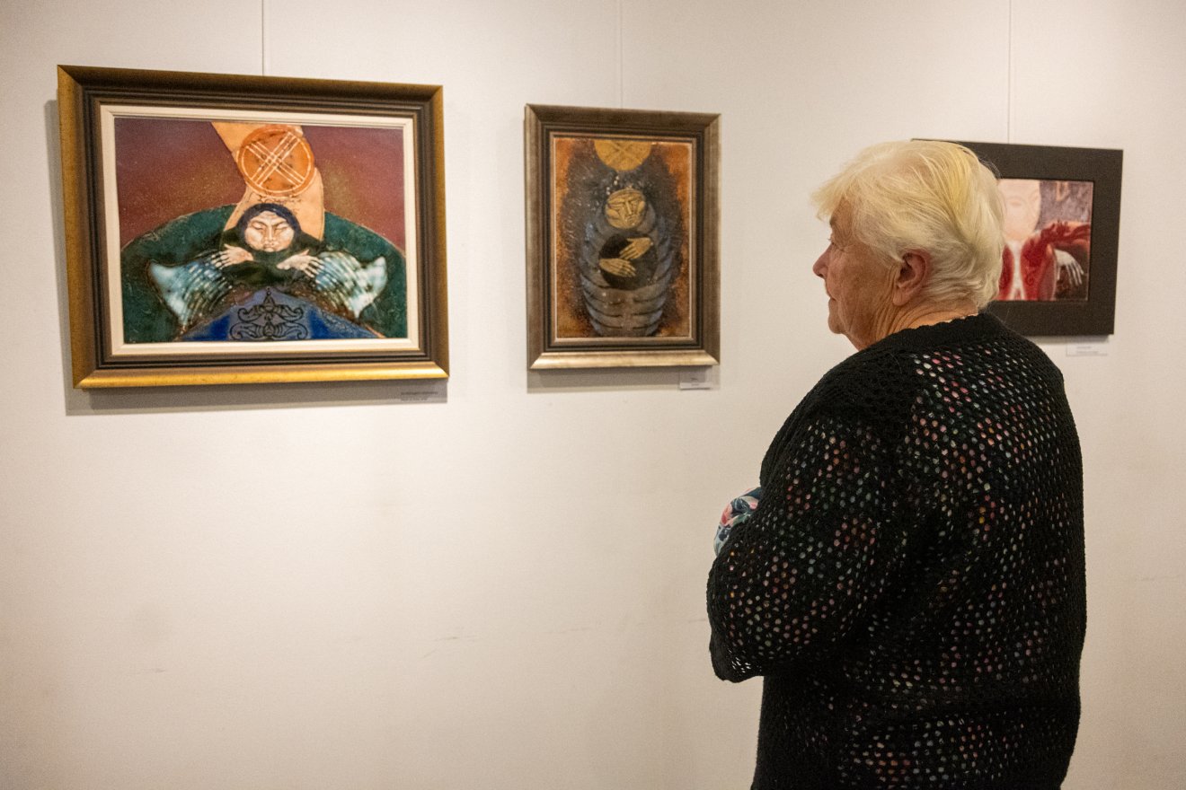 Elekes Gyula, tűzzománc, kiállítás, Quo vadis?