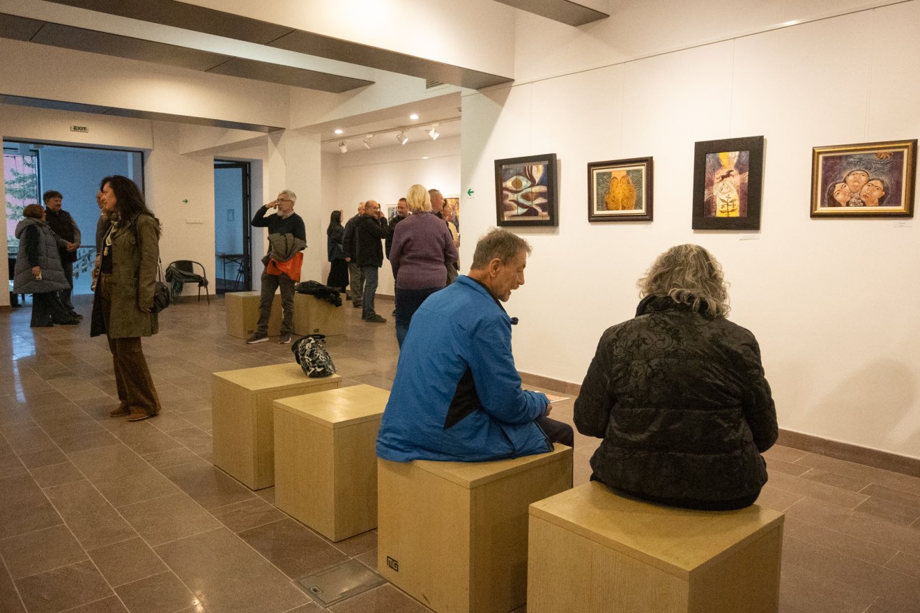 Elekes Gyula, tűzzománc, kiállítás, Quo vadis?