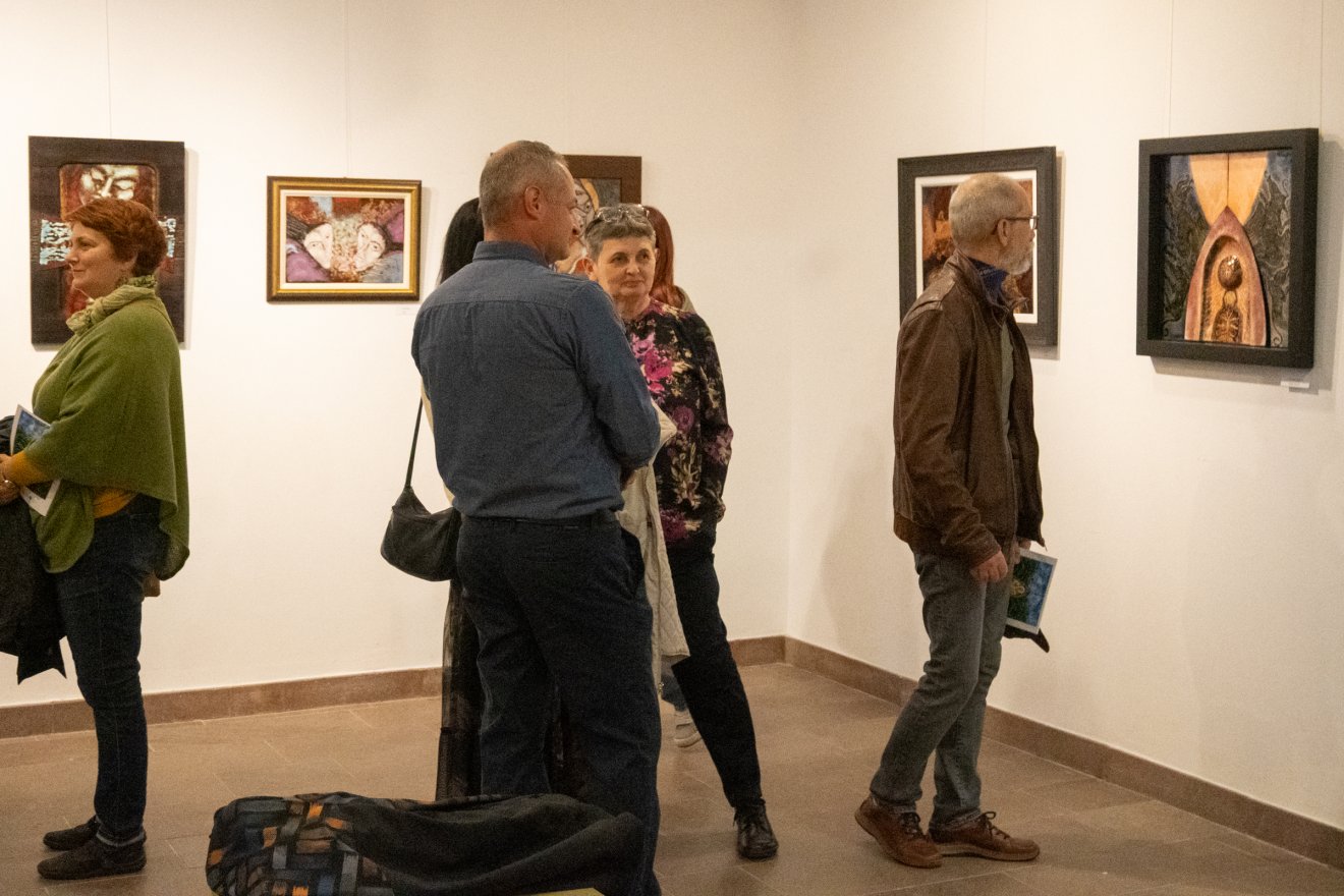 Elekes Gyula, tűzzománc, kiállítás, Quo vadis?