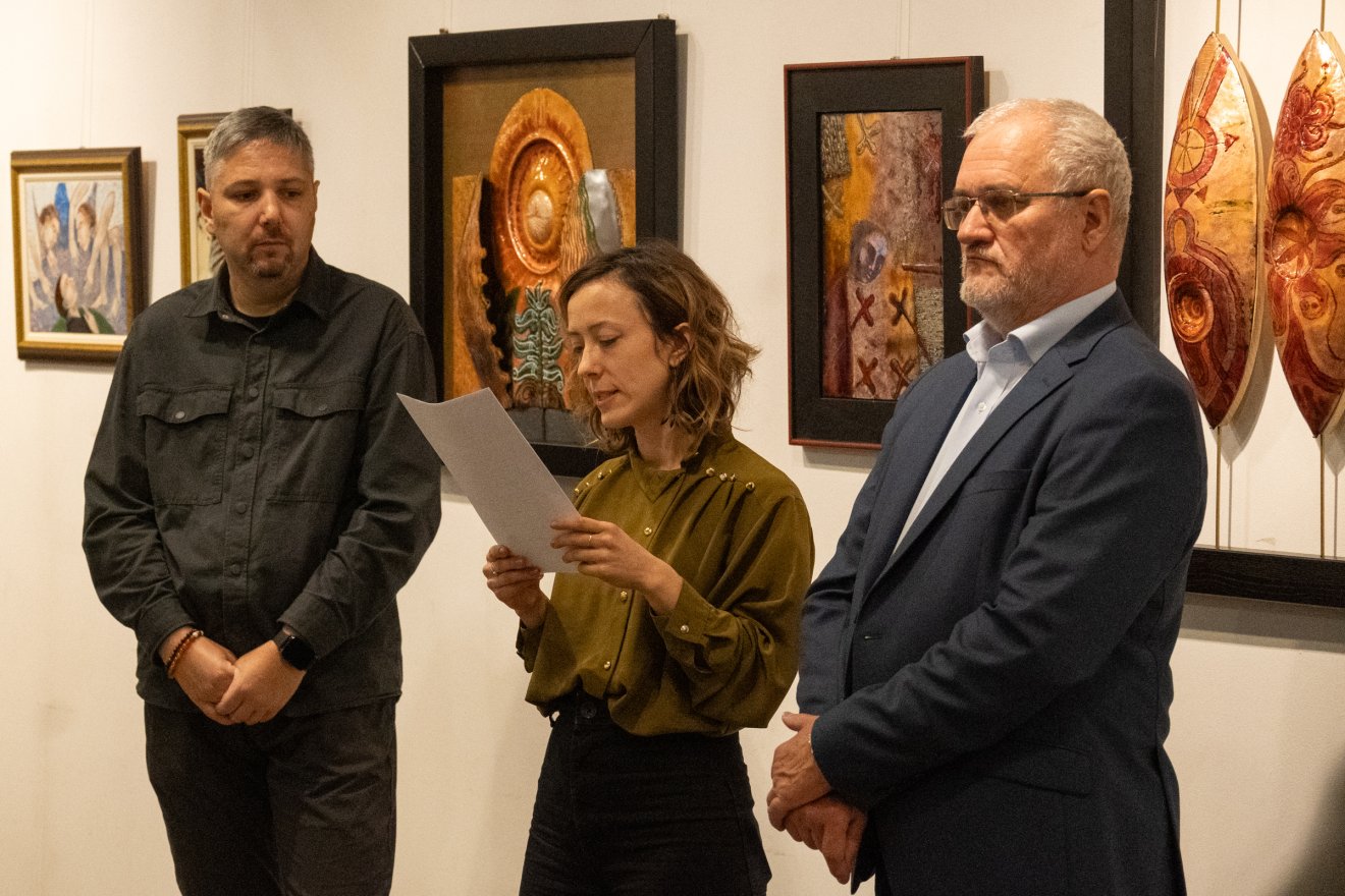 Elekes Gyula, tűzzománc, kiállítás, Quo vadis?