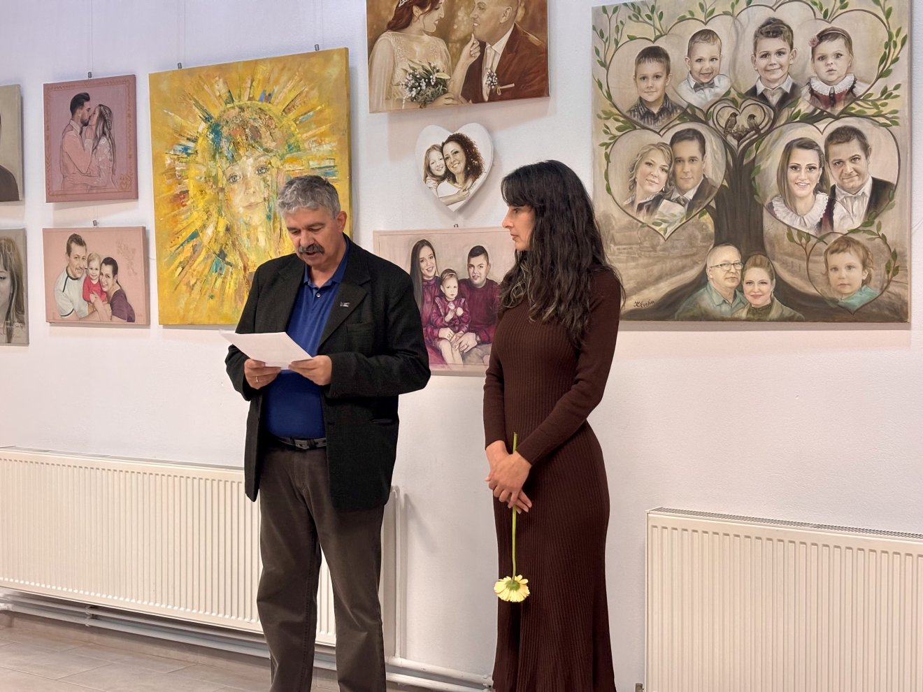 Keresztes Evelin, kiállítás, Kájoni János Megyei Könyvtár, Bács Béla-János, a magyar nyelv napján