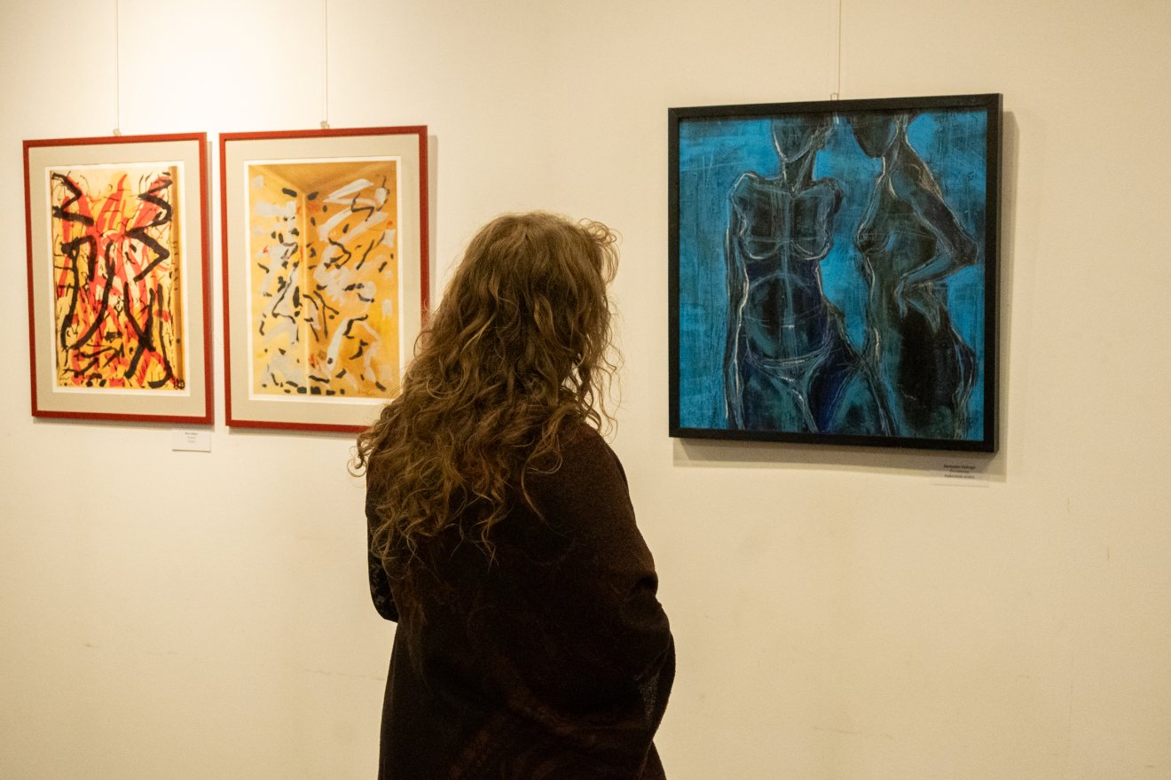 őszi szalon, Csíki Mozi, kiállítás, képzőművészet, Székedi Ferenc, Romániai Képzőművészeti Szövetség