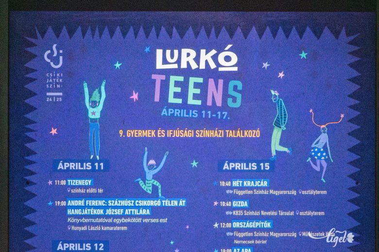 Lurkó, teens, fesztivál, tinédzserek, Csíki Játékszín, előadás, Lurkó Teens