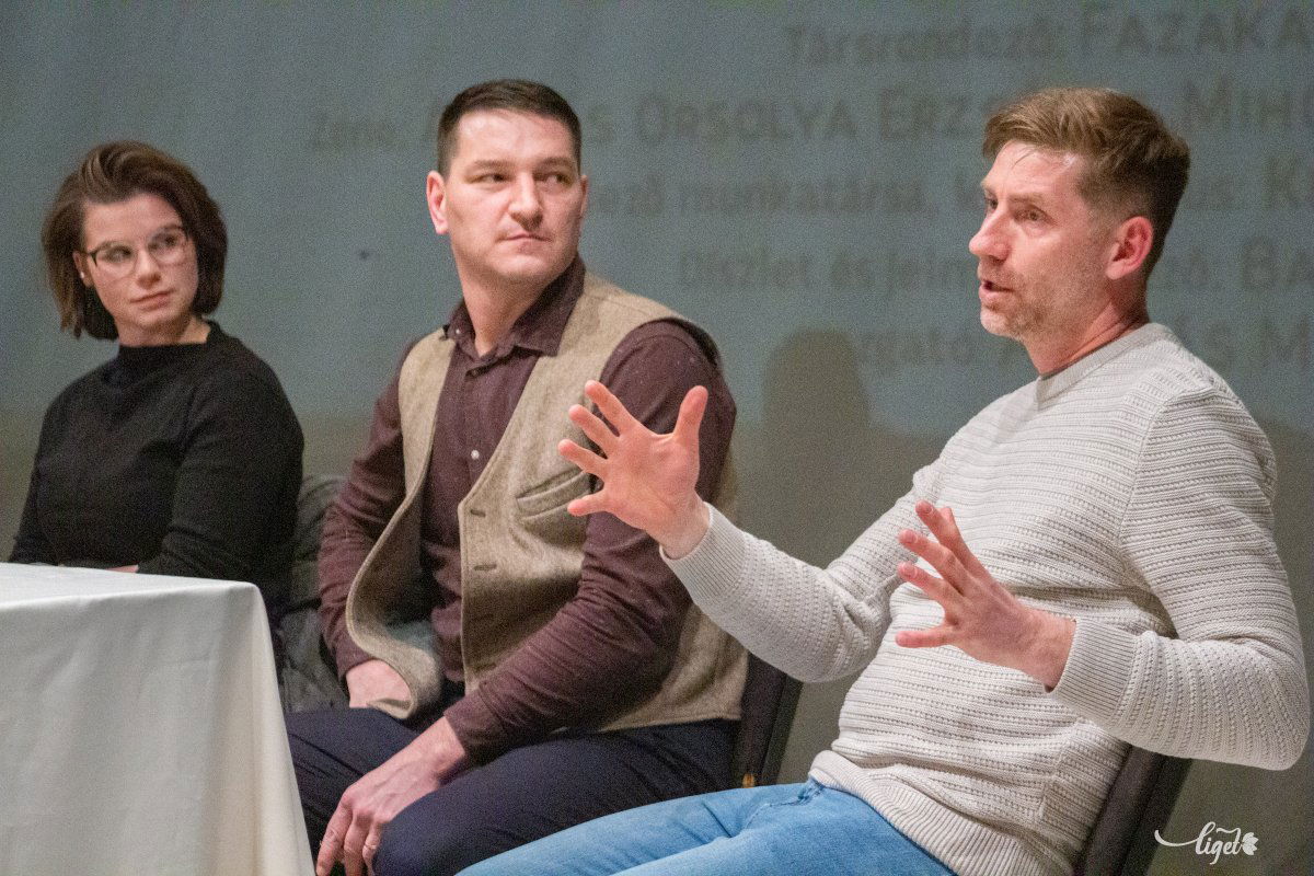 Bakcsi Kata, Kelemen Szilveszter és Fazakas Misi •  Fotó: Borbély Fanni