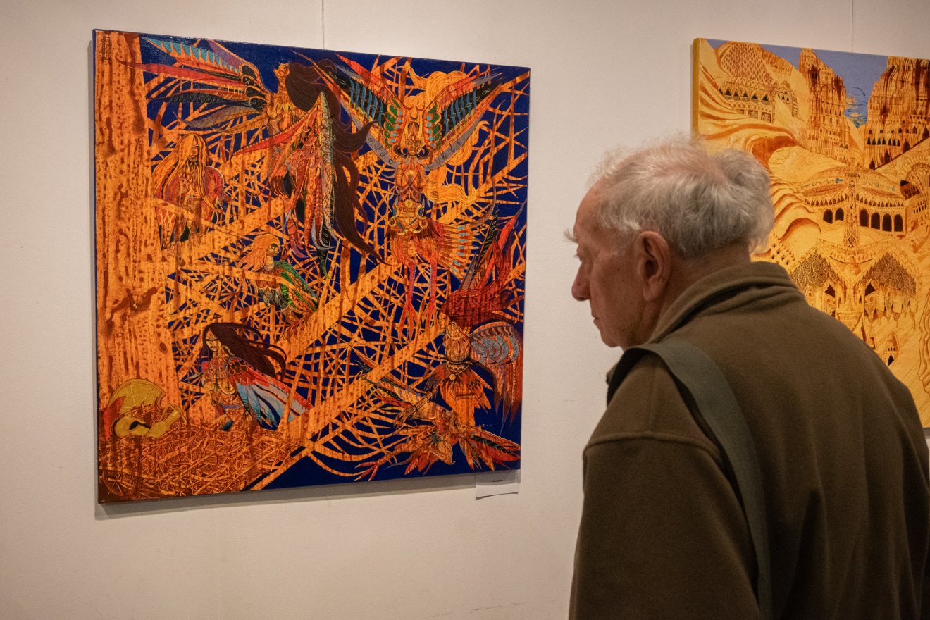 Sárosi Mátyás Zsolt, kiállítás, Csíki mozi, tusrajzok, természet, Hargita Megyei Kulturális Központ