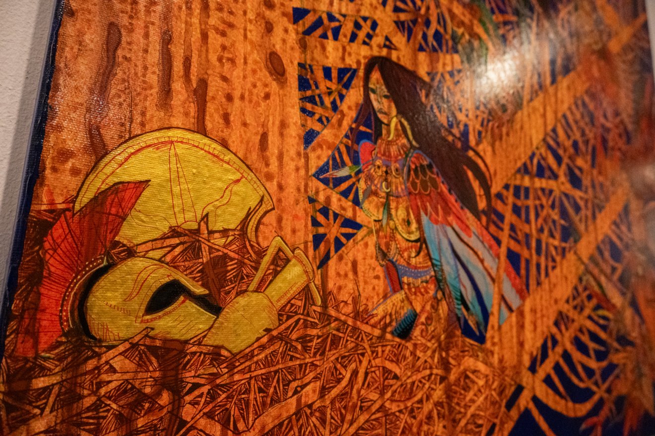 Sárosi Mátyás Zsolt, kiállítás, Csíki mozi, tusrajzok, természet, Hargita Megyei Kulturális Központ