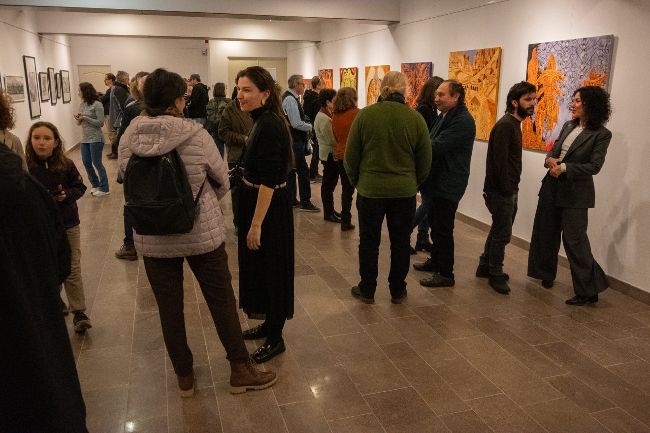 Sárosi Mátyás Zsolt, kiállítás, Csíki mozi, tusrajzok, természet, Hargita Megyei Kulturális Központ