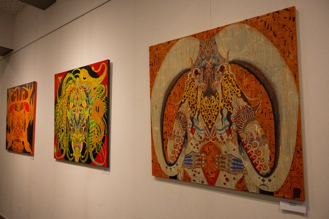 Sárosi Mátyás Zsolt, kiállítás, Csíki mozi, tusrajzok, természet, Hargita Megyei Kulturális Központ