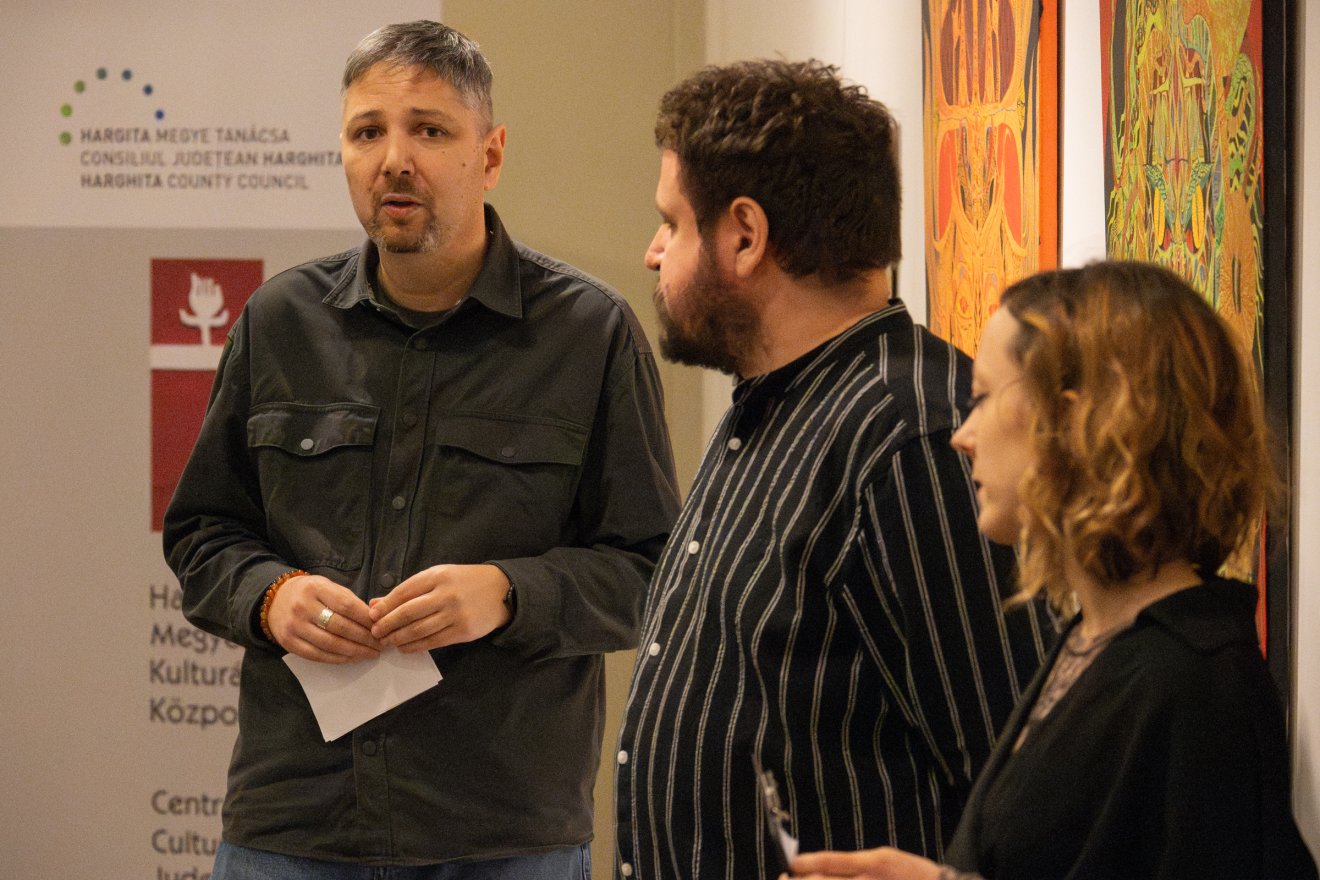 Sárosi Mátyás Zsolt, kiállítás, Csíki mozi, tusrajzok, természet, Hargita Megyei Kulturális Központ