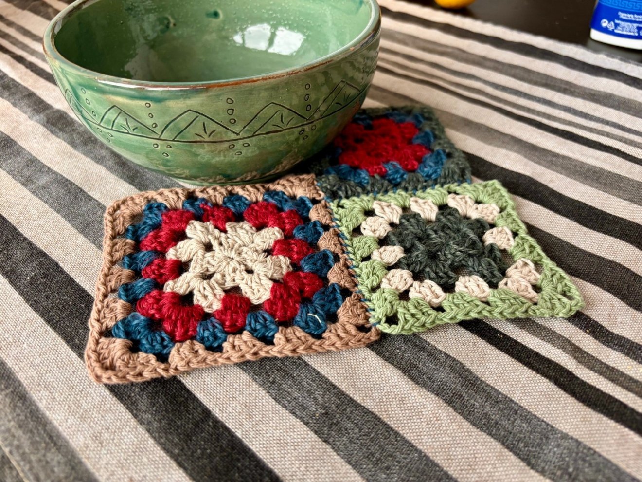 húsvét, dekoráció, nyuszi, horgolt  tojás