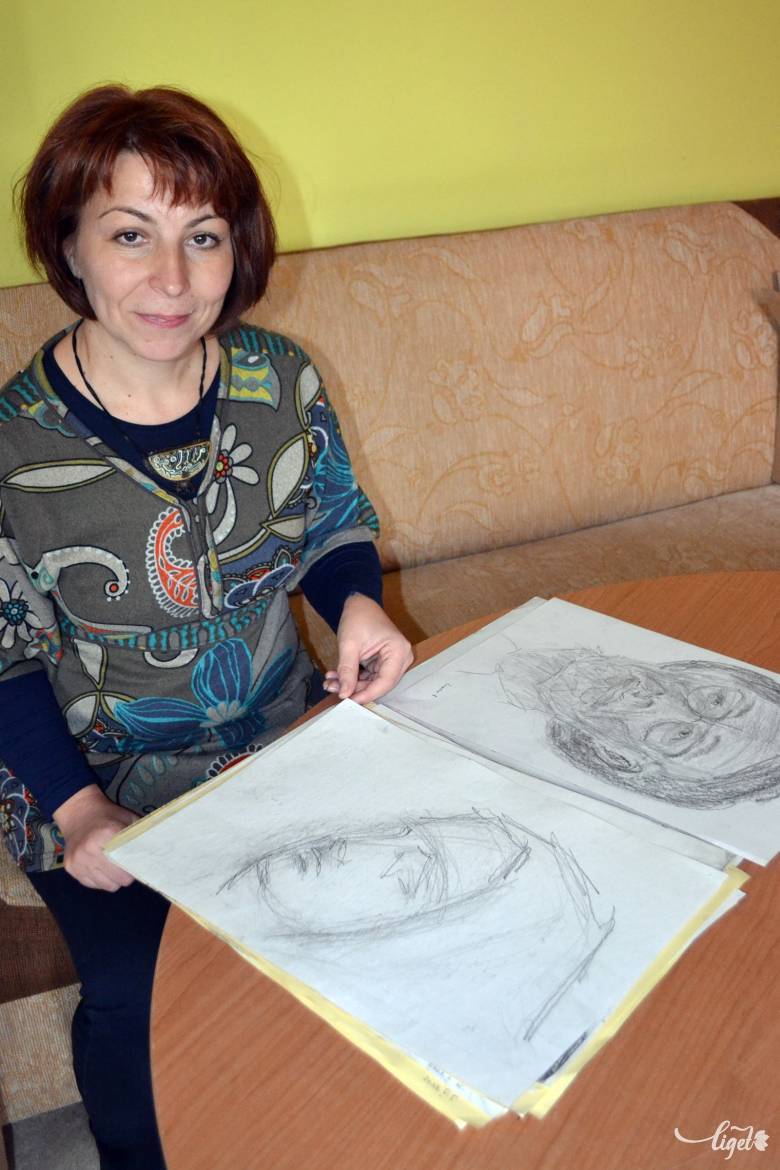 Fuccaro Enikő Karancsi-portréval és az utolsó közös munkával emlékezik •  Fotó: Balázs Katalin