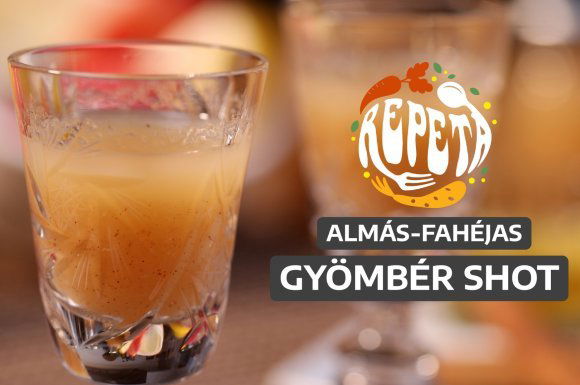 Almás-fahéjas gyömbér shot – videó