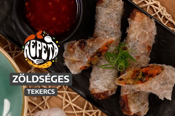 Zöldséges tekercs – videó
