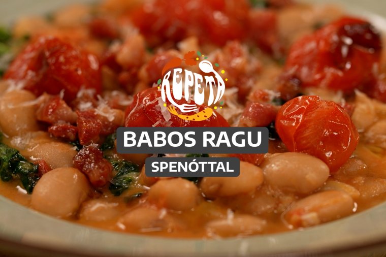 Babos ragu spenóttal – videó