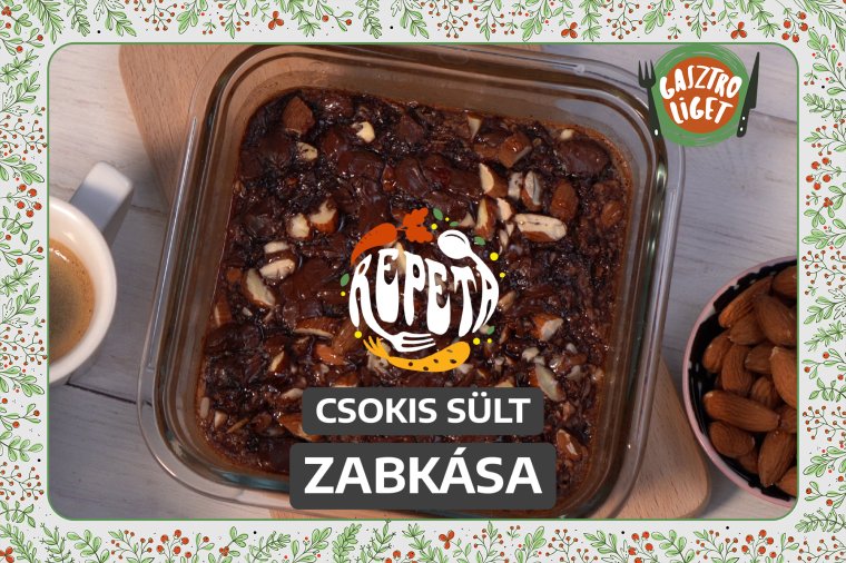 Csokis sült zabkása – videó