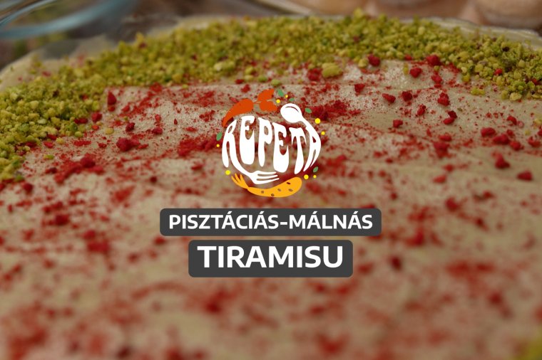 Pisztáciás-málnás tiramisu – videó