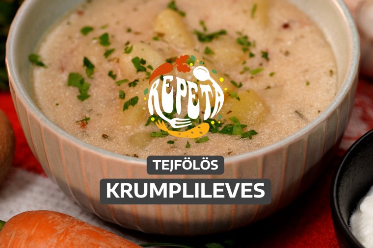 Tejfölös krumplileves – videó