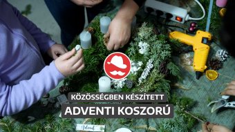 Ahol közösségi élmény az adventikoszorú-készítés – videó