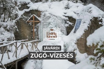 Jégbe fagyott vízzuhatag a Gyimesek szívében | Erdély kincsei