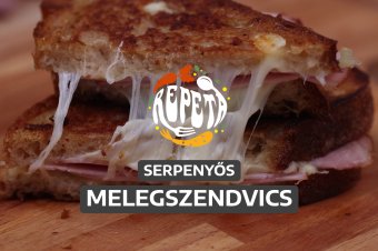 Serpenyős melegszendvics – videó