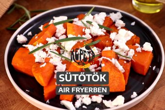 Sütőtök air fryerben – videó