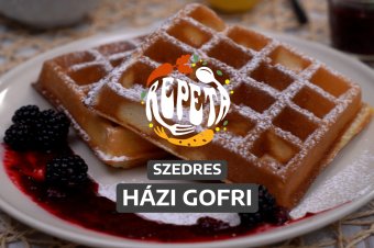 Szedres házi gofri – videó