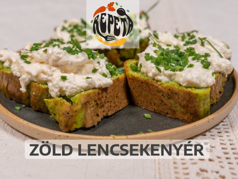 Zöld lencsekenyér