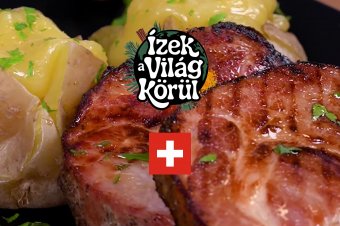 Ízek a világ körül: sajttal töltött krumpli sertéssülttel