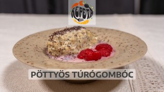 Pöttyös túrógombóc zabból - videó