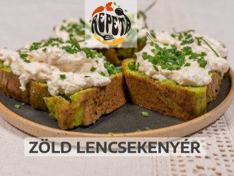 Zöld lencsekenyér