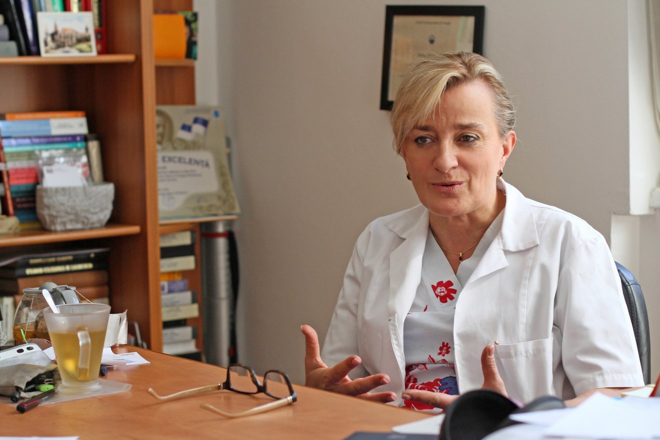 Dr. Mártha Orsolya urológus főorvos •  Fotó: Boda L. Gergely