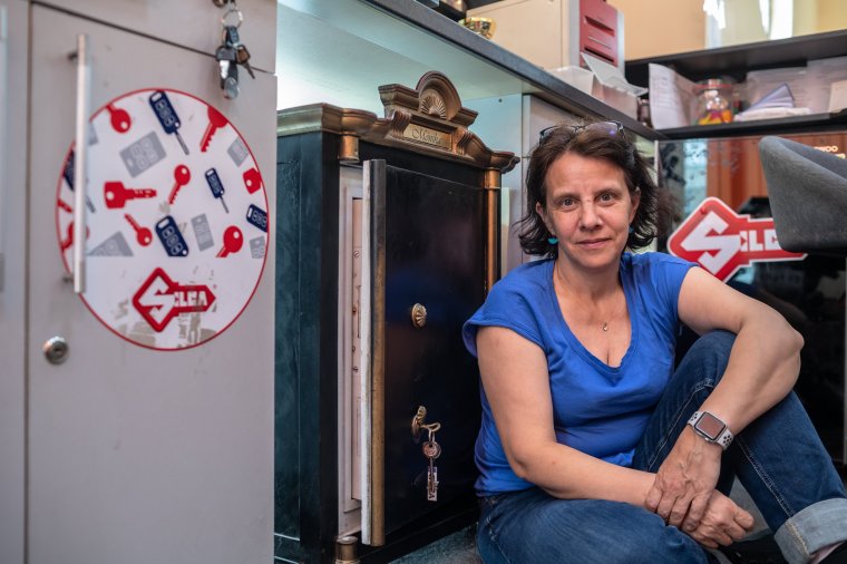 Bálint Péter Mónika kulcsmásoló: A főnök nincs itten? – Még most is meg-megkérdezik