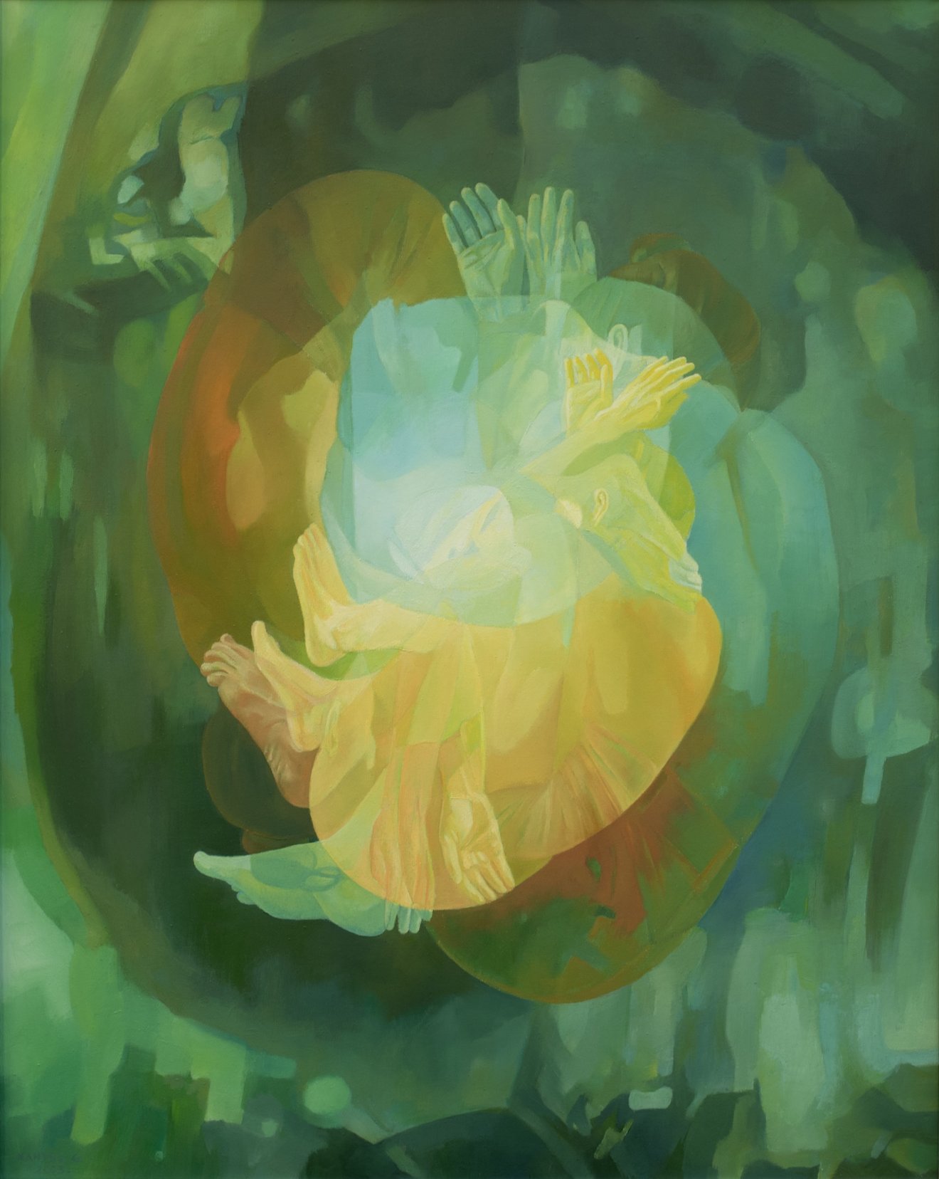 Jel – olaj, vászon, 100X80 cm, 2023
