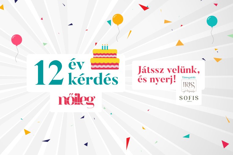 12 év, 12 kérdés – Születésnapi nyereményjátékot hirdetünk