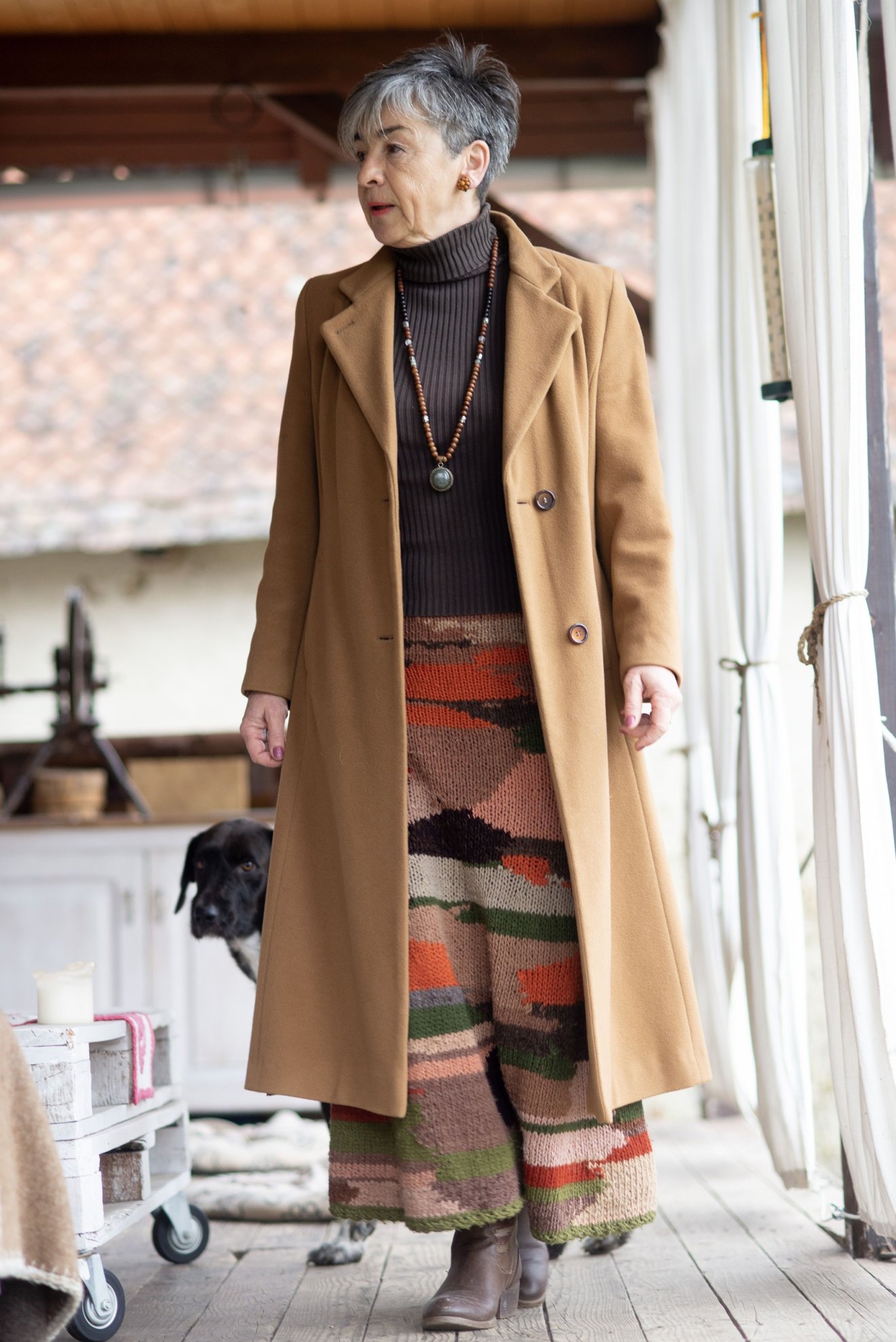 Időtálló színes szoknya – ez sem mai darab &bullet;  Fotó: Csedő Attila