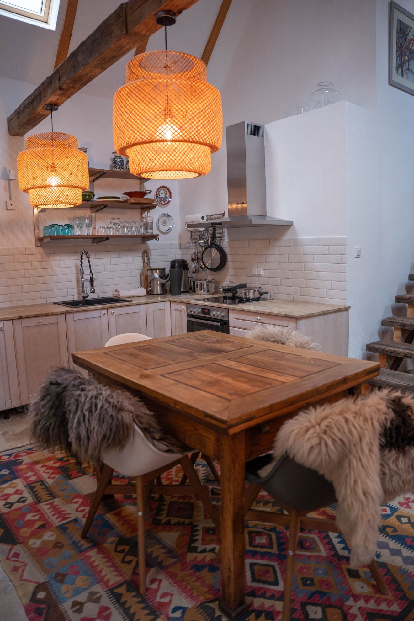 Ha vendégeik vannak, mindkét konyhában főznek &bullet;  Fotó: László Ildikó