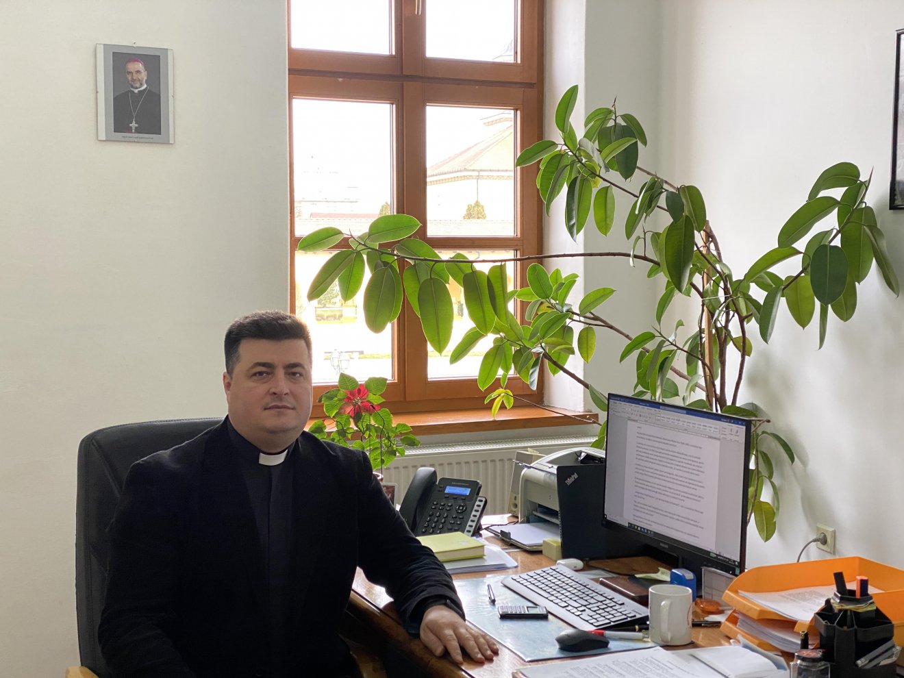 Veres Stelian kanonok, az  érsekség gazdasági igazgatója 