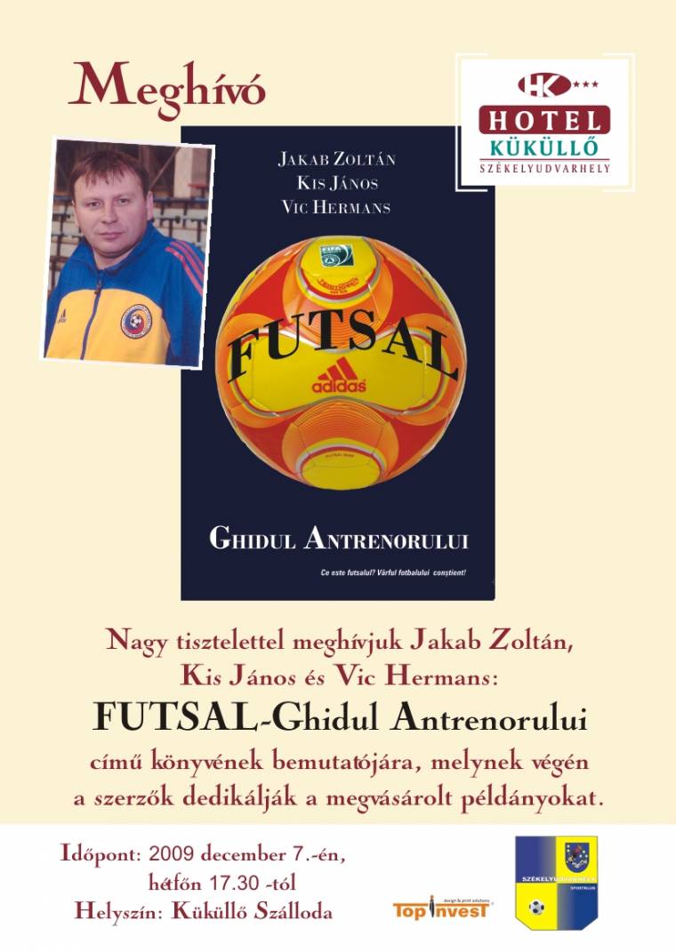 Udvarhelyen ülésezik a futsal szakbizottság