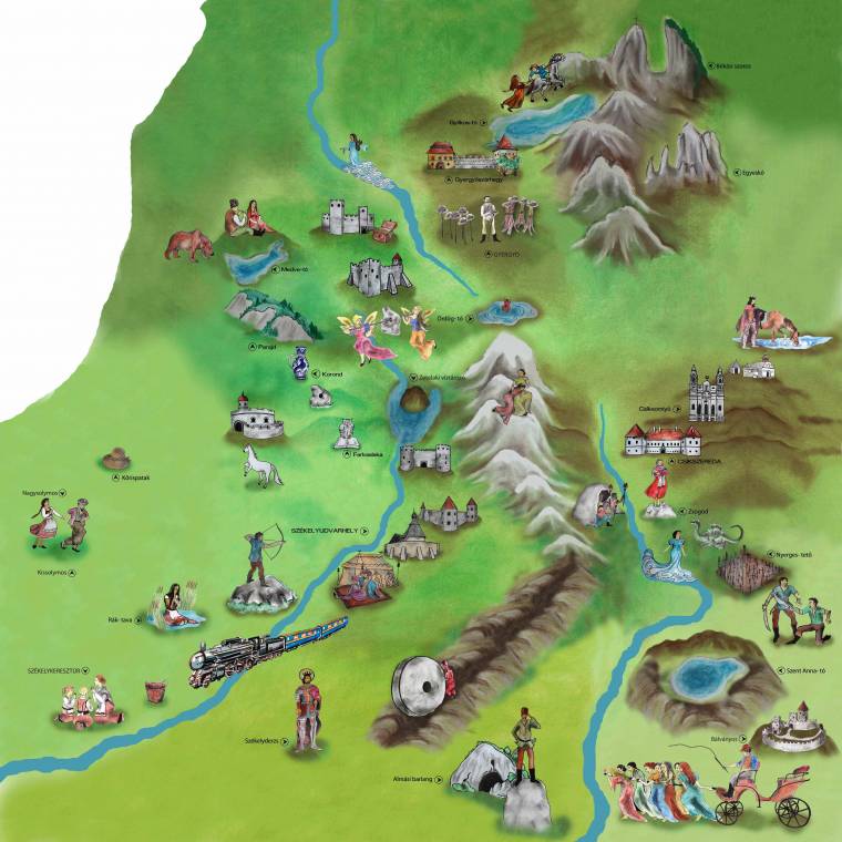 Legendáink, mondáink térképe