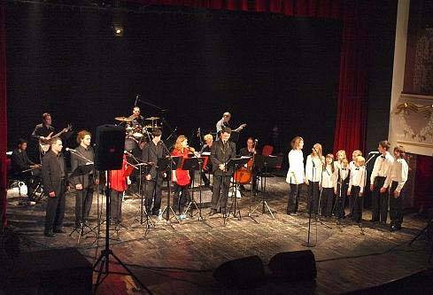 A Snaps Vocal-Band énekegyüttes Udvarhelyen