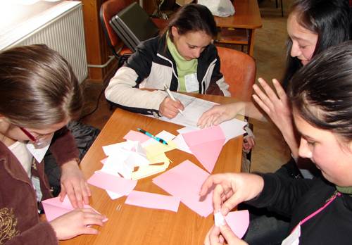 Vállalkozást szimuláltak a nyolcadikosok