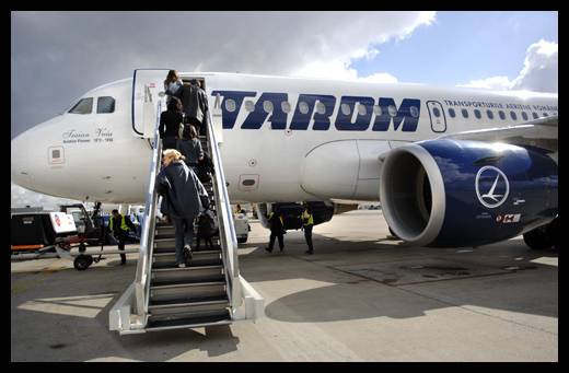 Két Tarom járatot töröltek pénteken Nagyszebenben