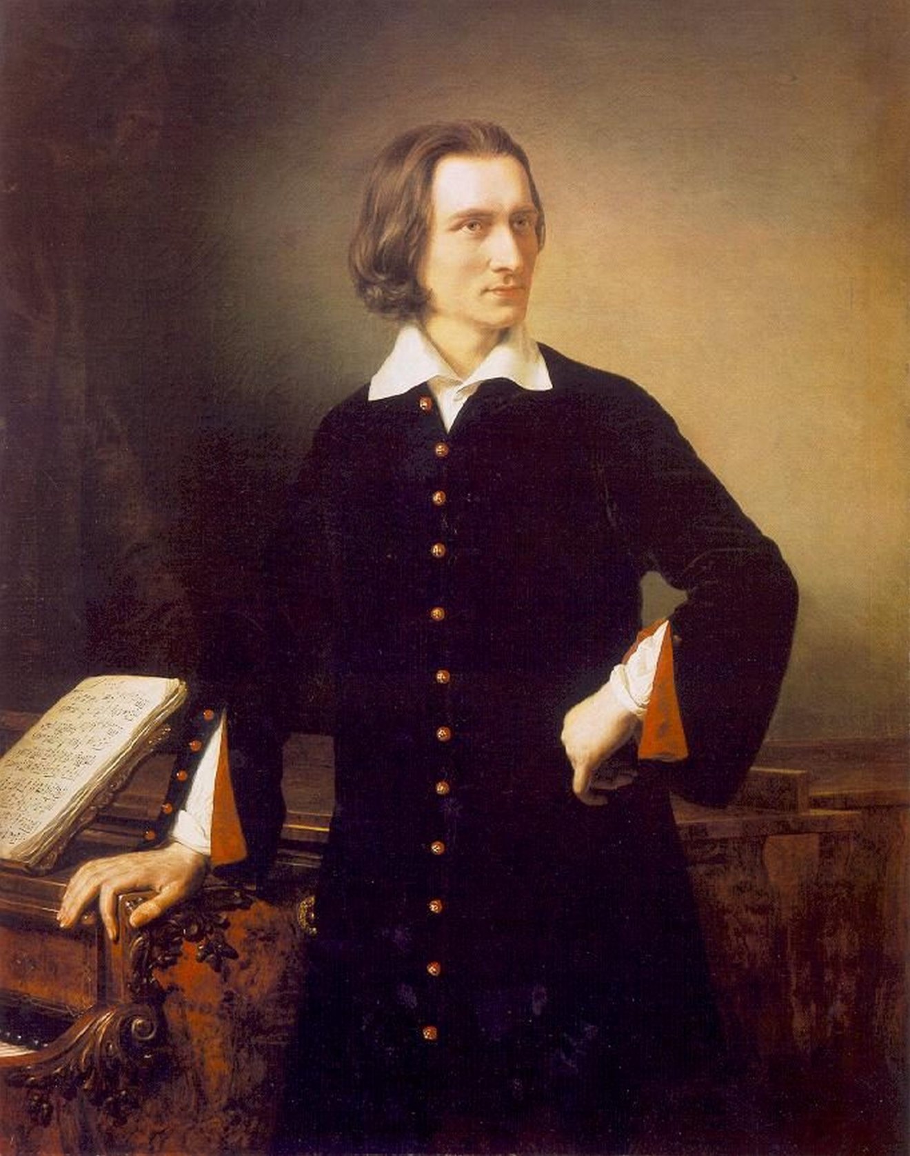 Liszt Ferenc legszebb portréját Barabás Miklósnak tulajdonítják