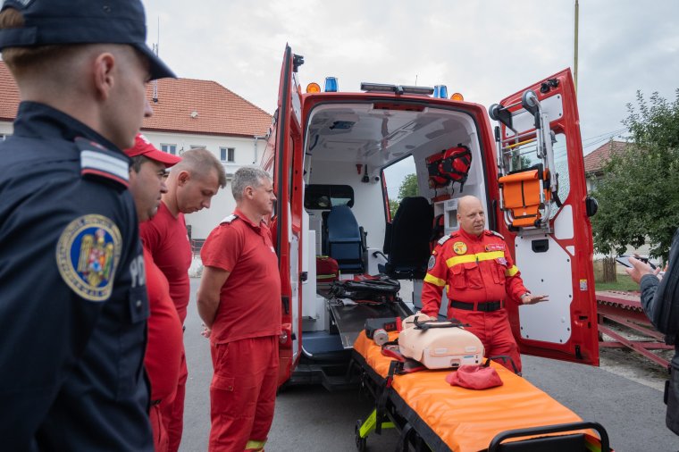 Vadiúj mentőautót kapott a Hargita megyei tűzoltóság