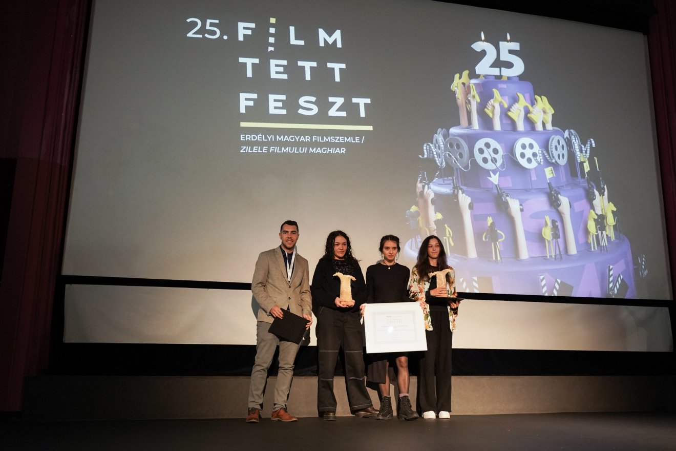 A Filmtettfeszt díjazottjai •  Fotó: Orbán Orsolya