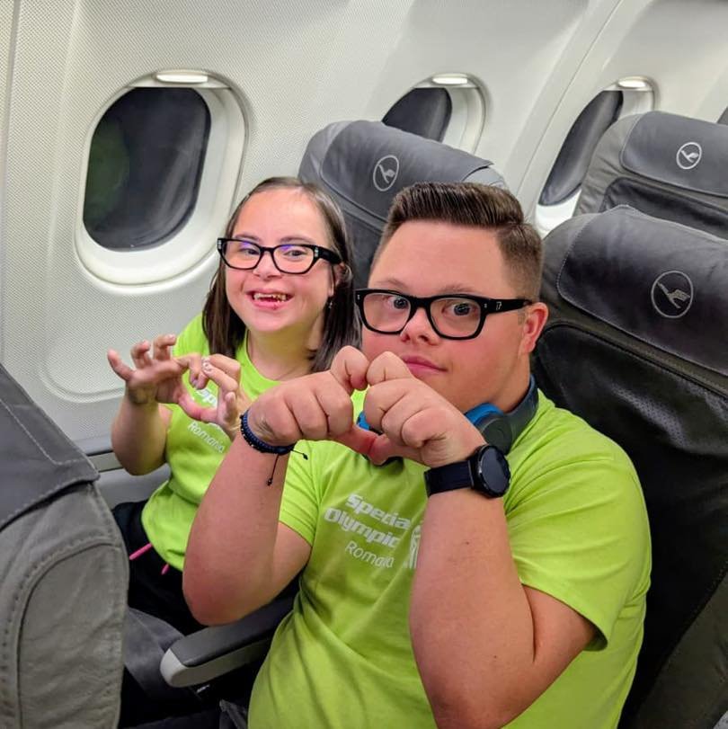 A csapat repülővel utazott Portugáliába kedden •  Fotó: Special Olympics Romania