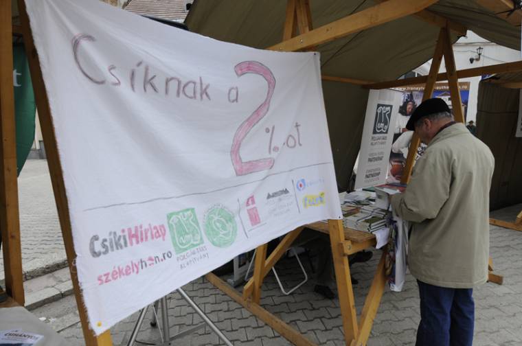 Csíknak a két százalékot!